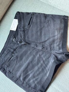 American Eagle Outfitters High-Rise Black Denim Shorts